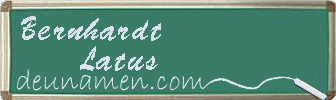 Bernhardt Latus Visitenkarte